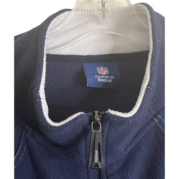 NFL Onfield Reebok Men's Large Dallas Cowboys Zip Up Fleece Jacket - Picture 2 of 11